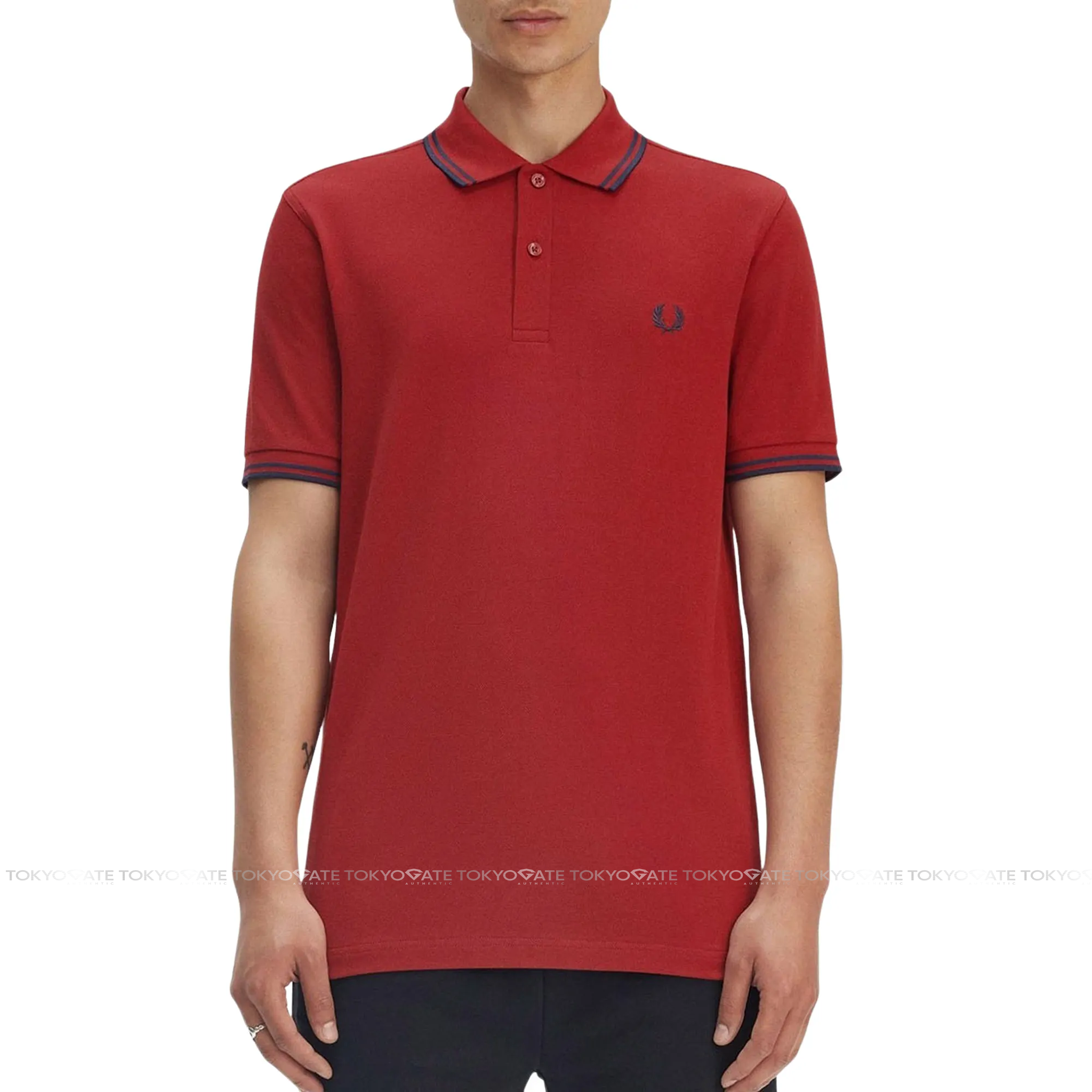 Áo polo Fred Perry M3600 Y35 Twin Tipped Polo Shirt In Red