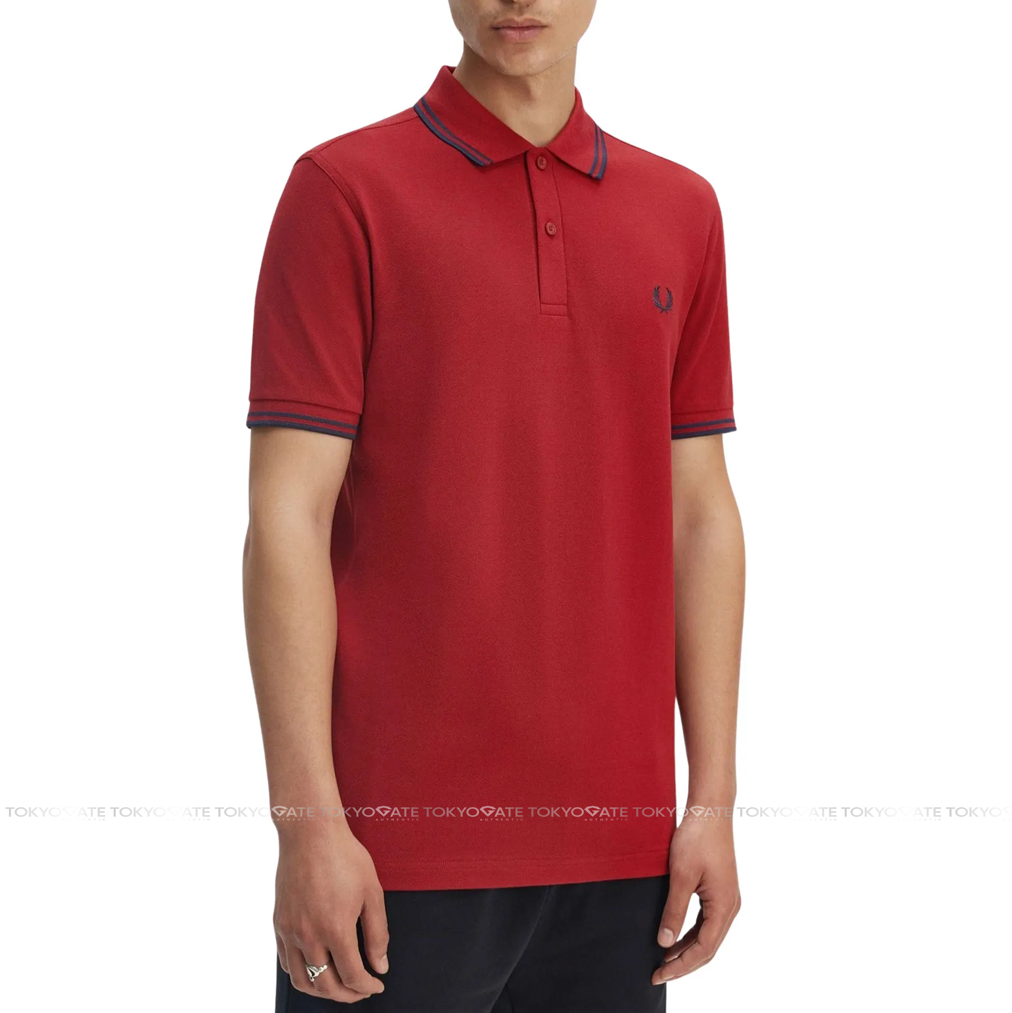 Áo polo Fred Perry M3600 Y35 Twin Tipped Polo Shirt In Red