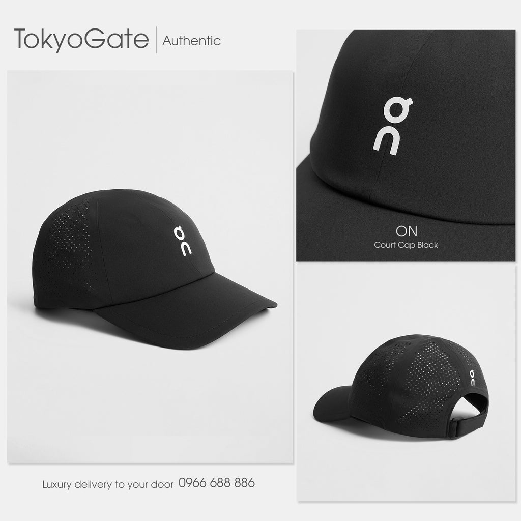 Mũ lưỡi trai On Court Cap 2UF10171200 Black - FreeSize