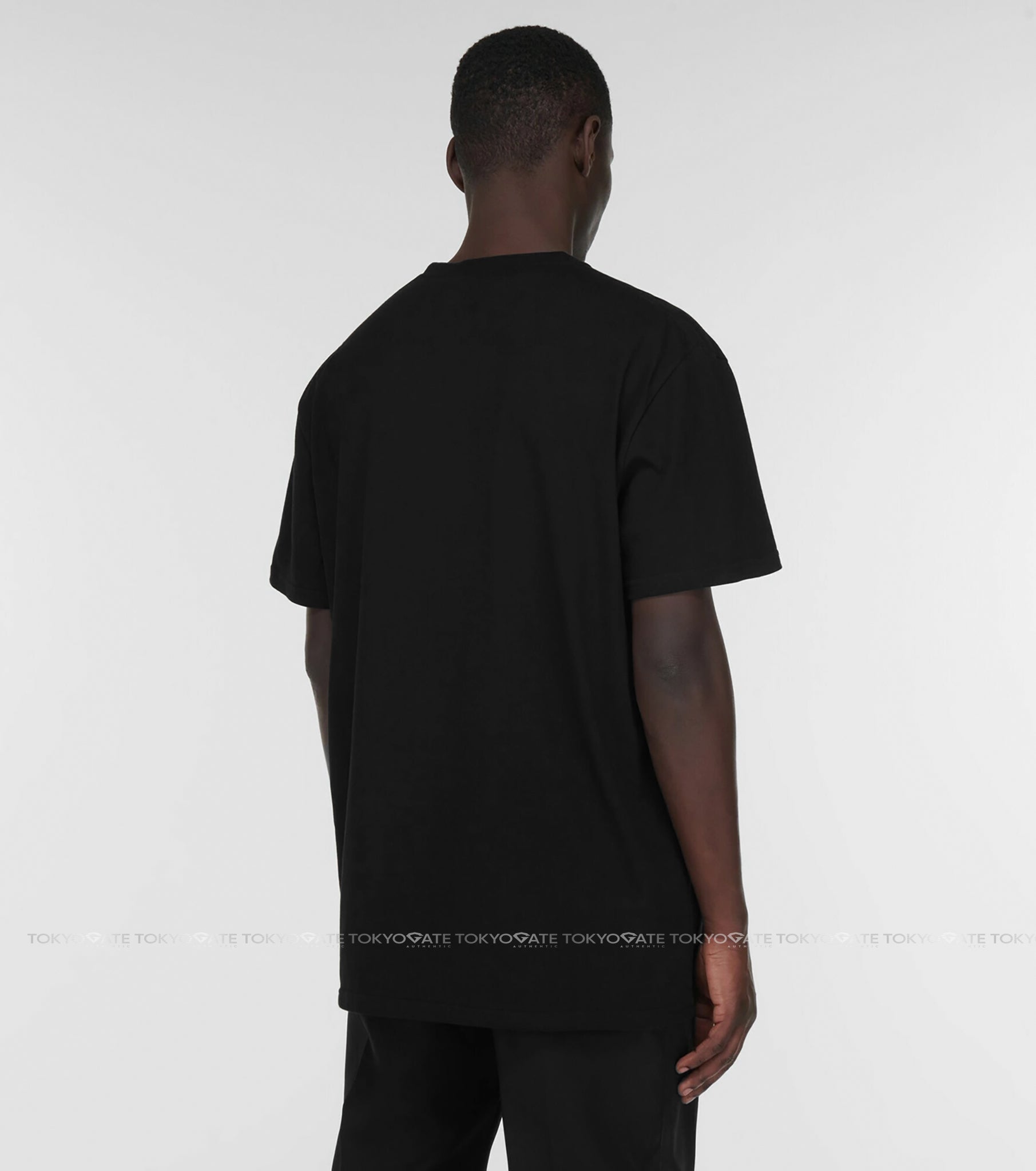 Áo phông Alexander McQueen 622104 QTZ57 0901 Graffiti Logo Black