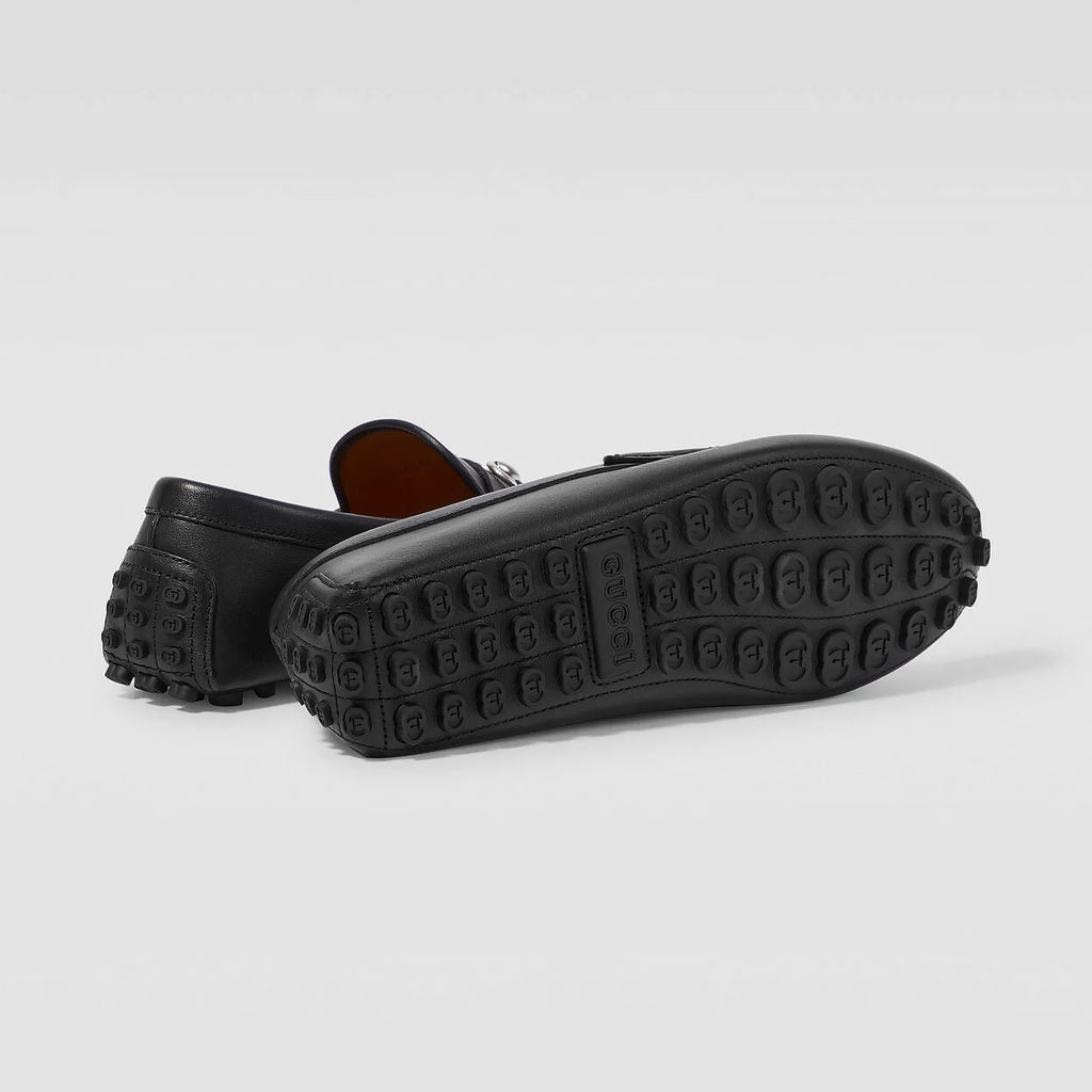 Giày Gucci 765859 1XH00 1000 Driver In Black Leather