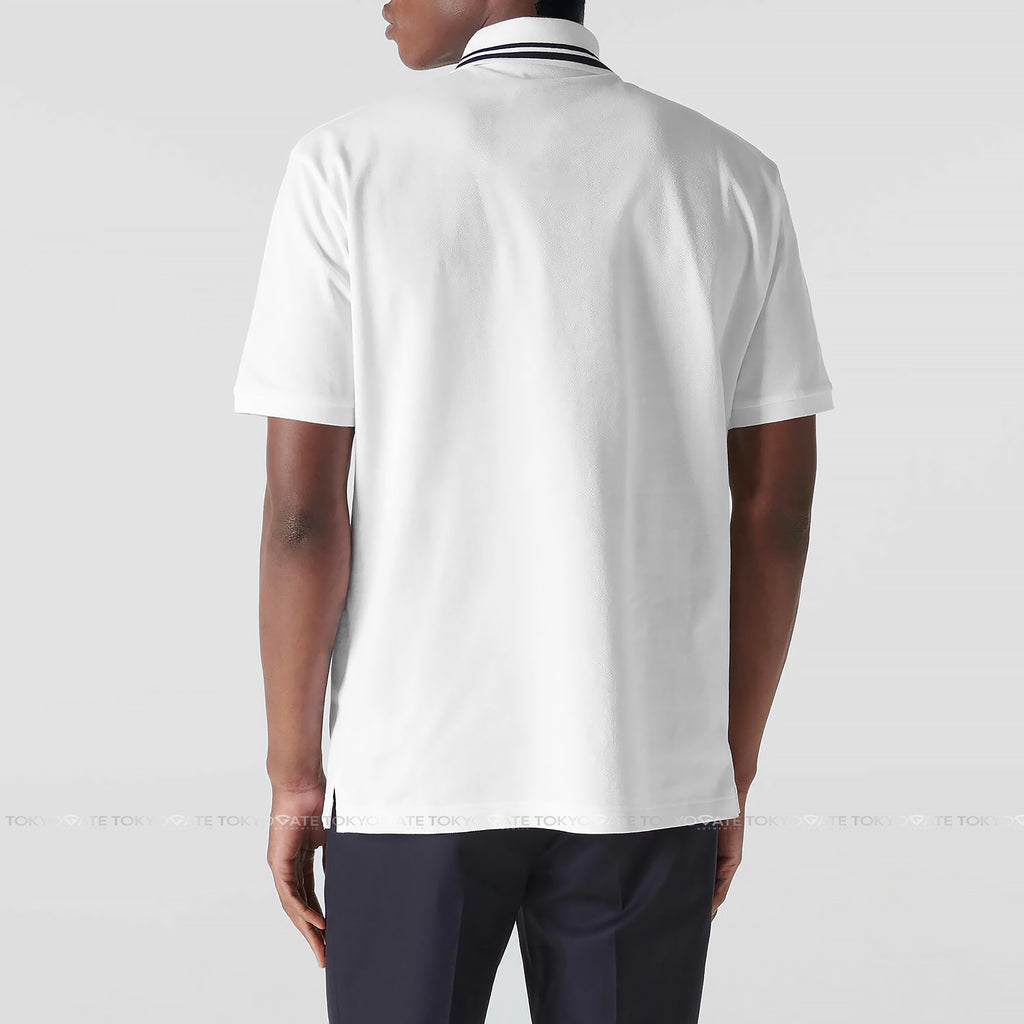 Polo Gucci 788015 XJGJX 9081 Cotton With Logo Print White Regular Fit