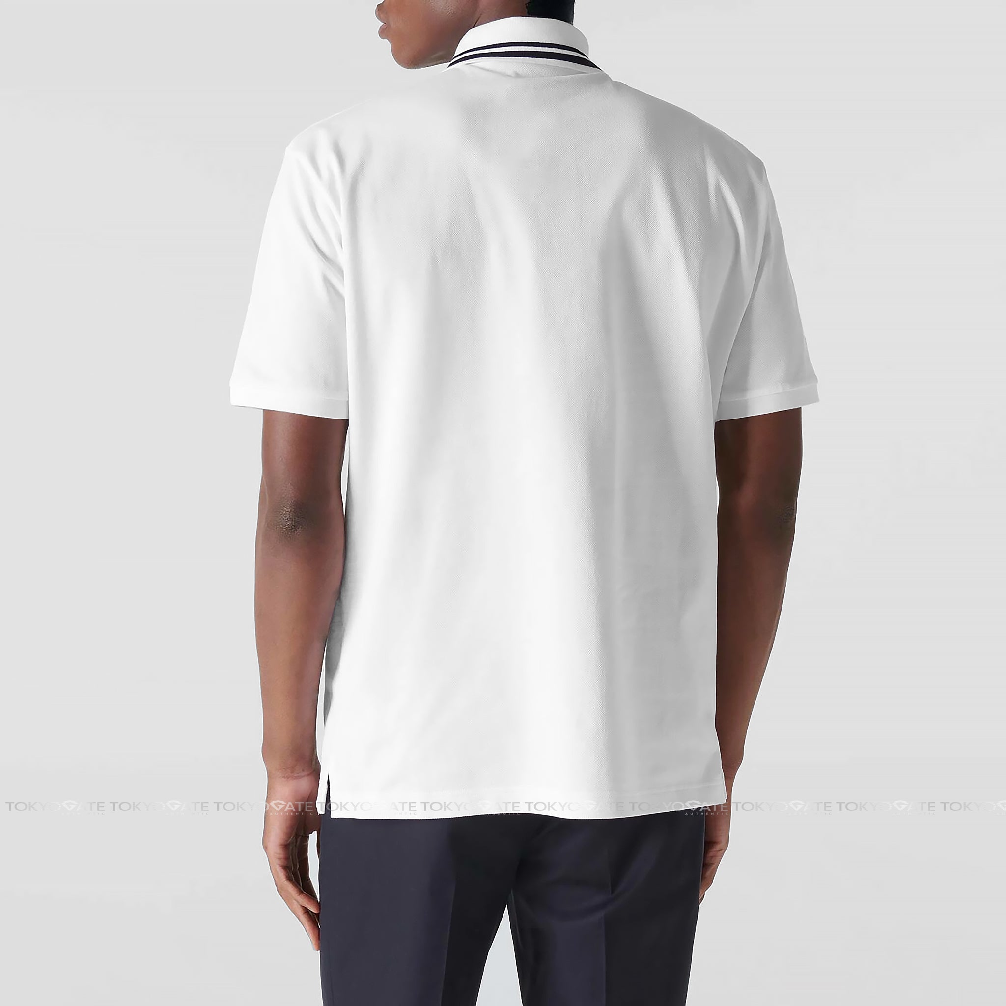 Polo Gucci 788015 XJGJX 9081 Cotton With Logo Print White Regular Fit