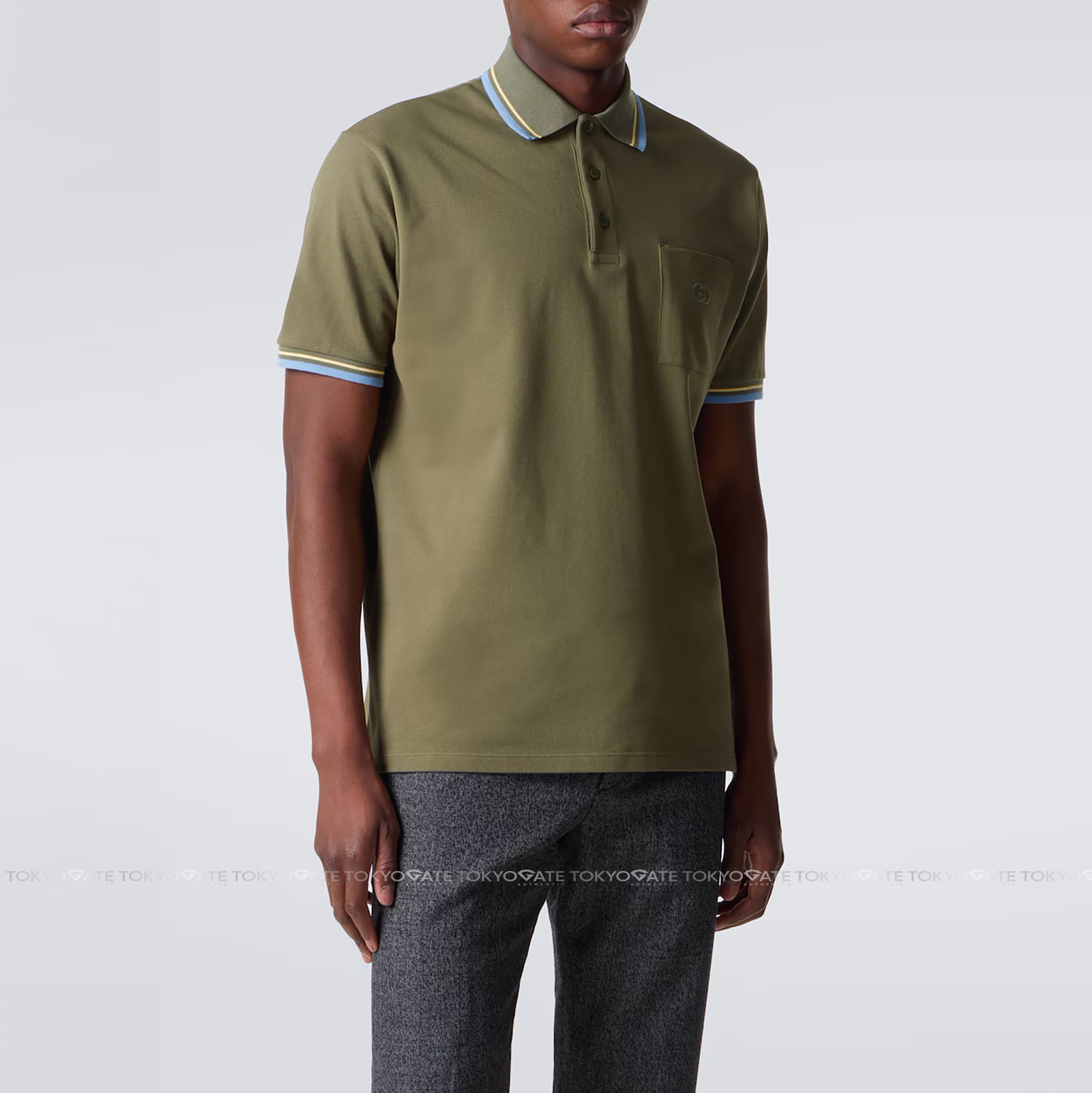 Áo polo Gucci 854796 XJHOQ 3254 Cotton Piquet Polo