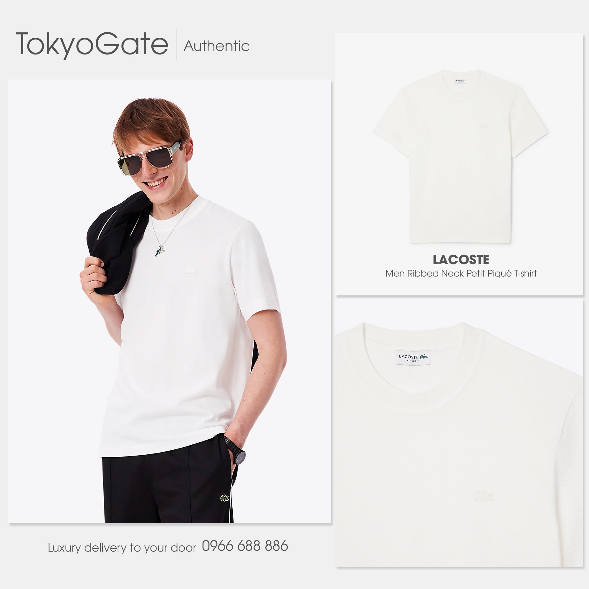 Áo phông Lacoste TH5477 70V Classic Fit