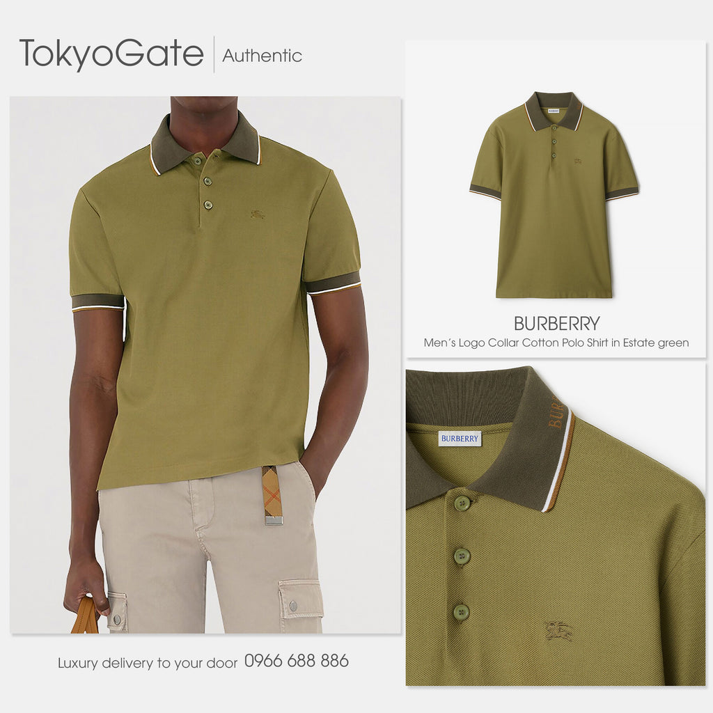 Áo polo Burberry 81100951 Stan WDMK Estate Slim Fit