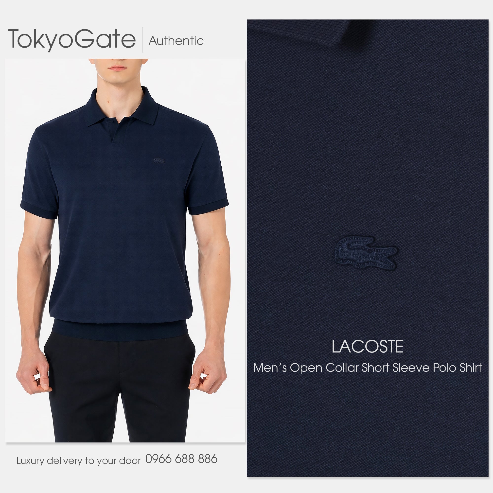 Áo polo Lacoste PH387E 166 Regular Fit