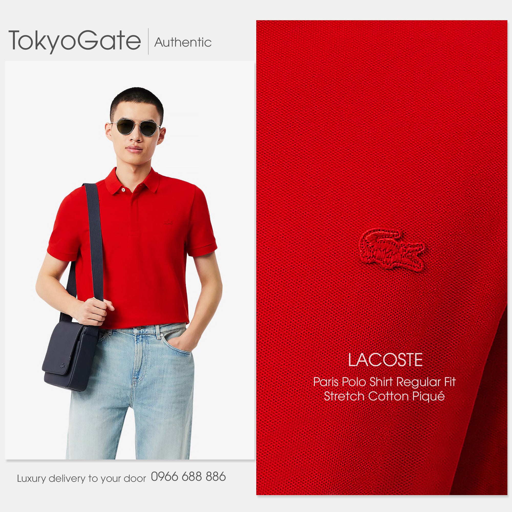 Áo polo Lacoste PH5522 240 Paris Polo Regular Fit