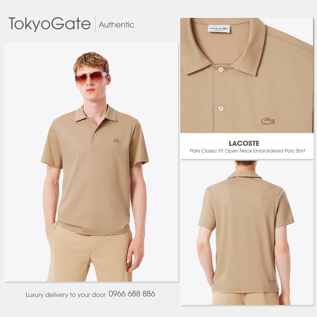 Áo polo Lacoste DH5928 02S Classic Fit