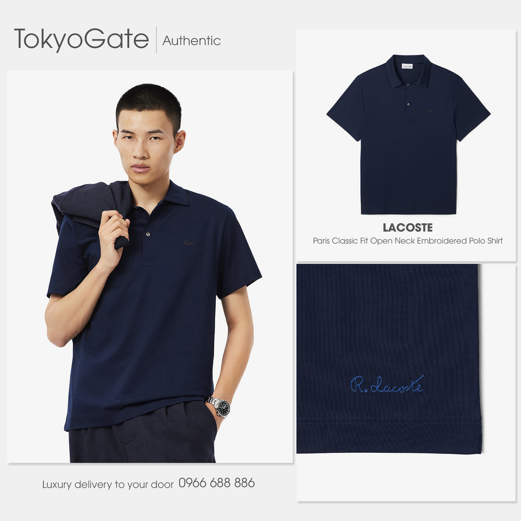 Áo polo Lacoste DH5928 166 Classic Fit