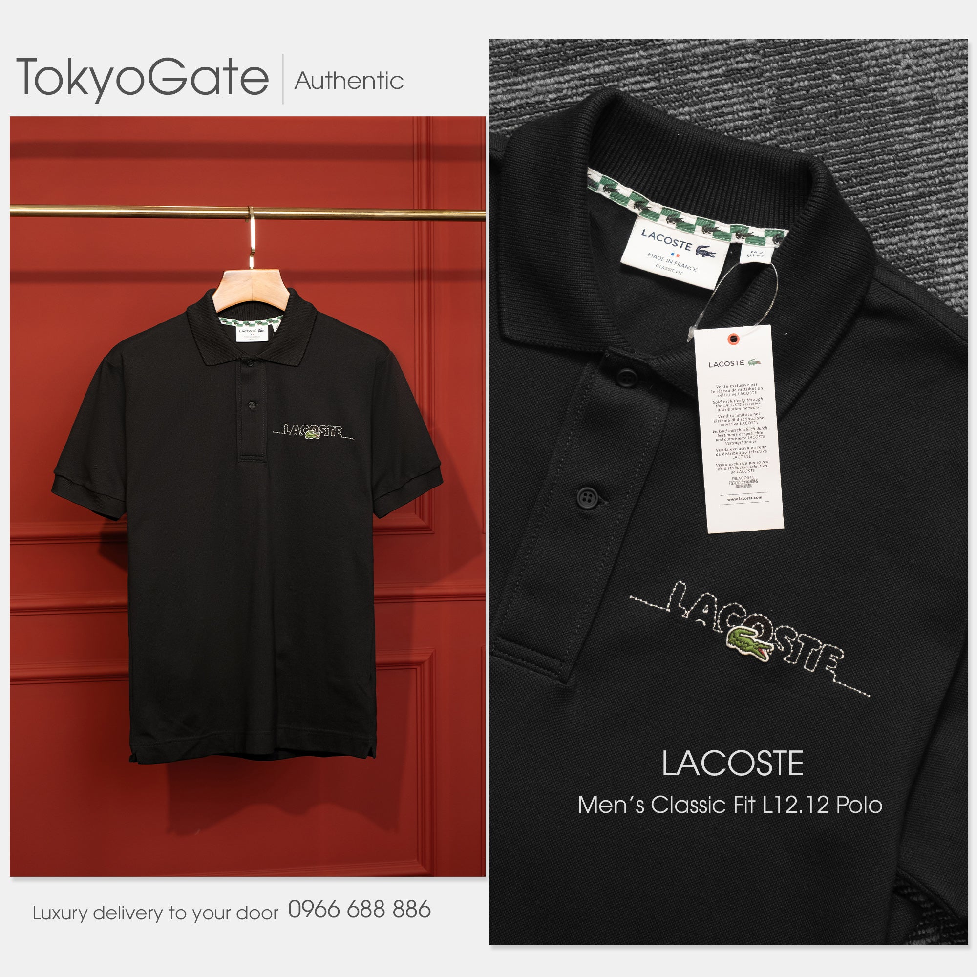 Áo polo Lacoste PH6006 031 Classic Fit