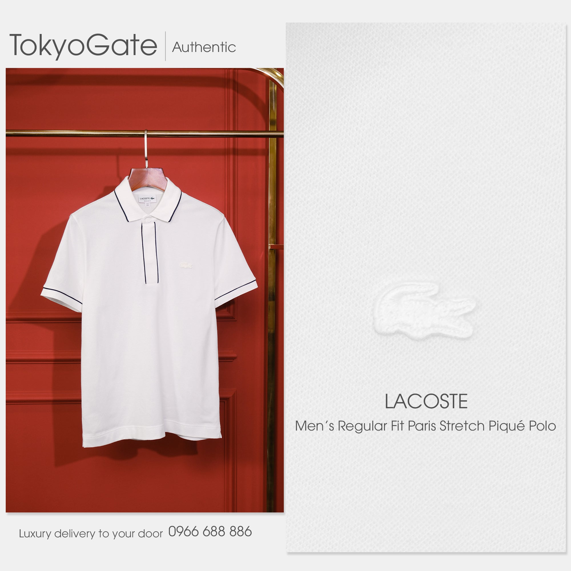 Áo polo Lacoste PH8184 70V Regular Fit