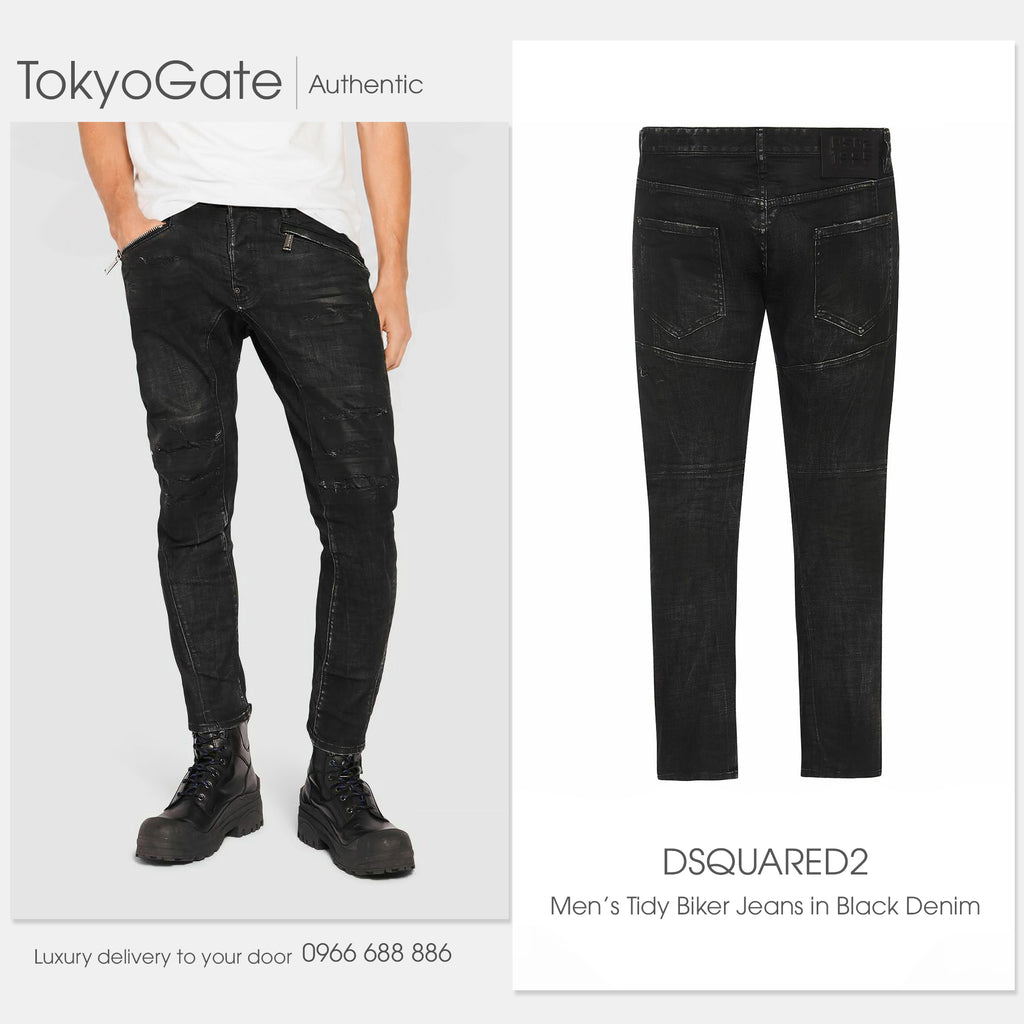 Quần jeans Dsquared2 S71LB1483 900 Tidy Biker