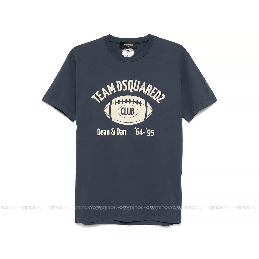 Áo phông Dsquared2 S71GD1503 486 Navy Regular Fit