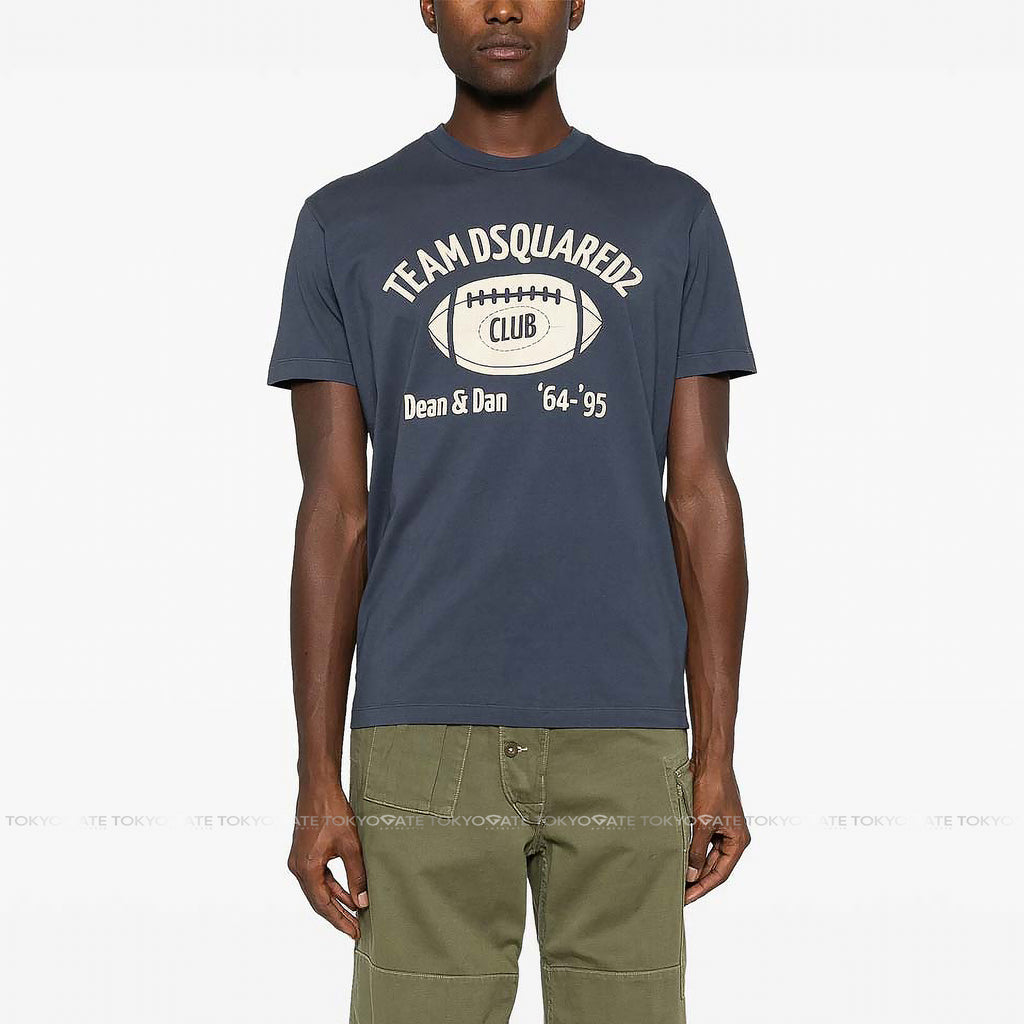 Áo phông Dsquared2 S71GD1503 486 Navy Regular Fit
