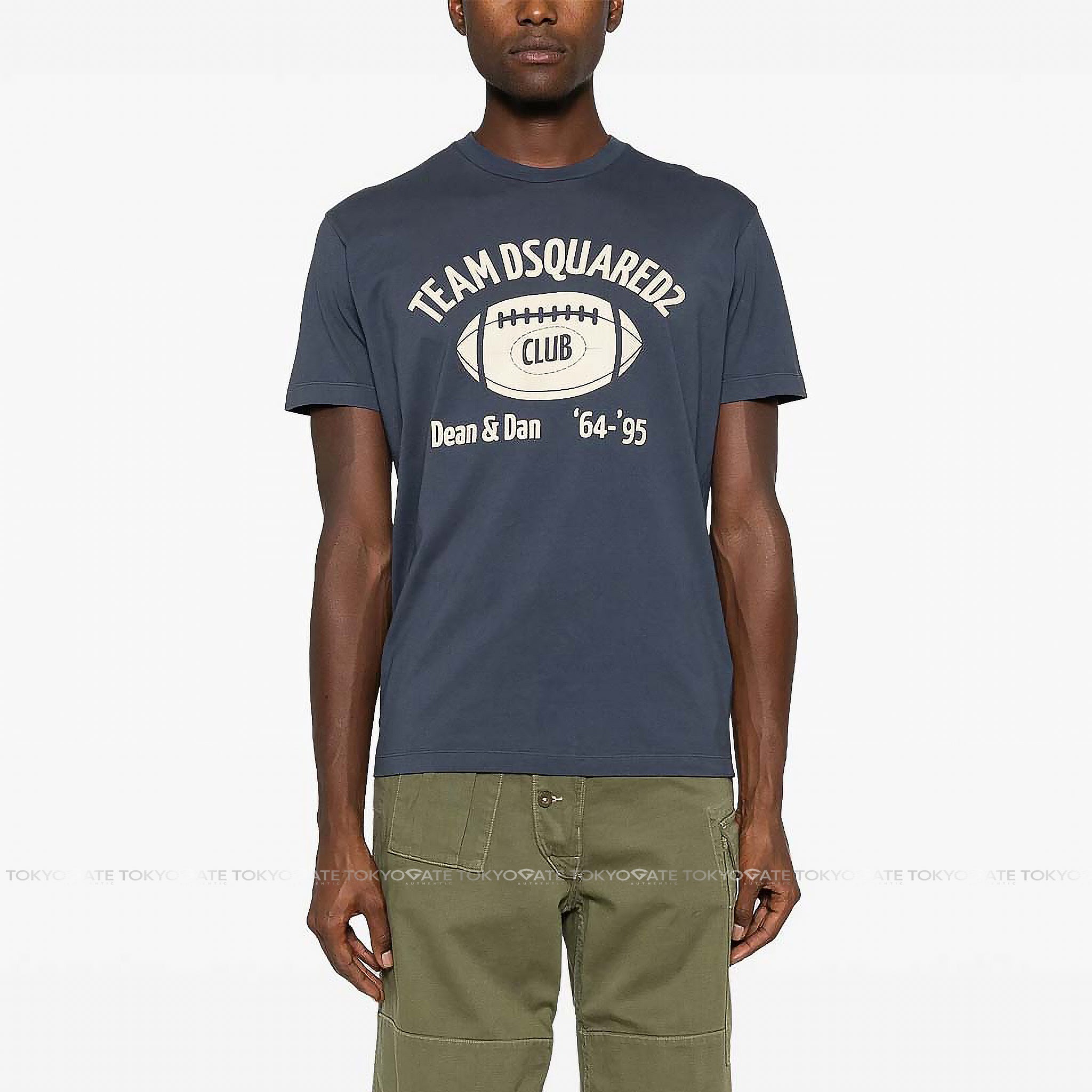 Áo phông Dsquared2 S71GD1503 486 Navy Regular Fit