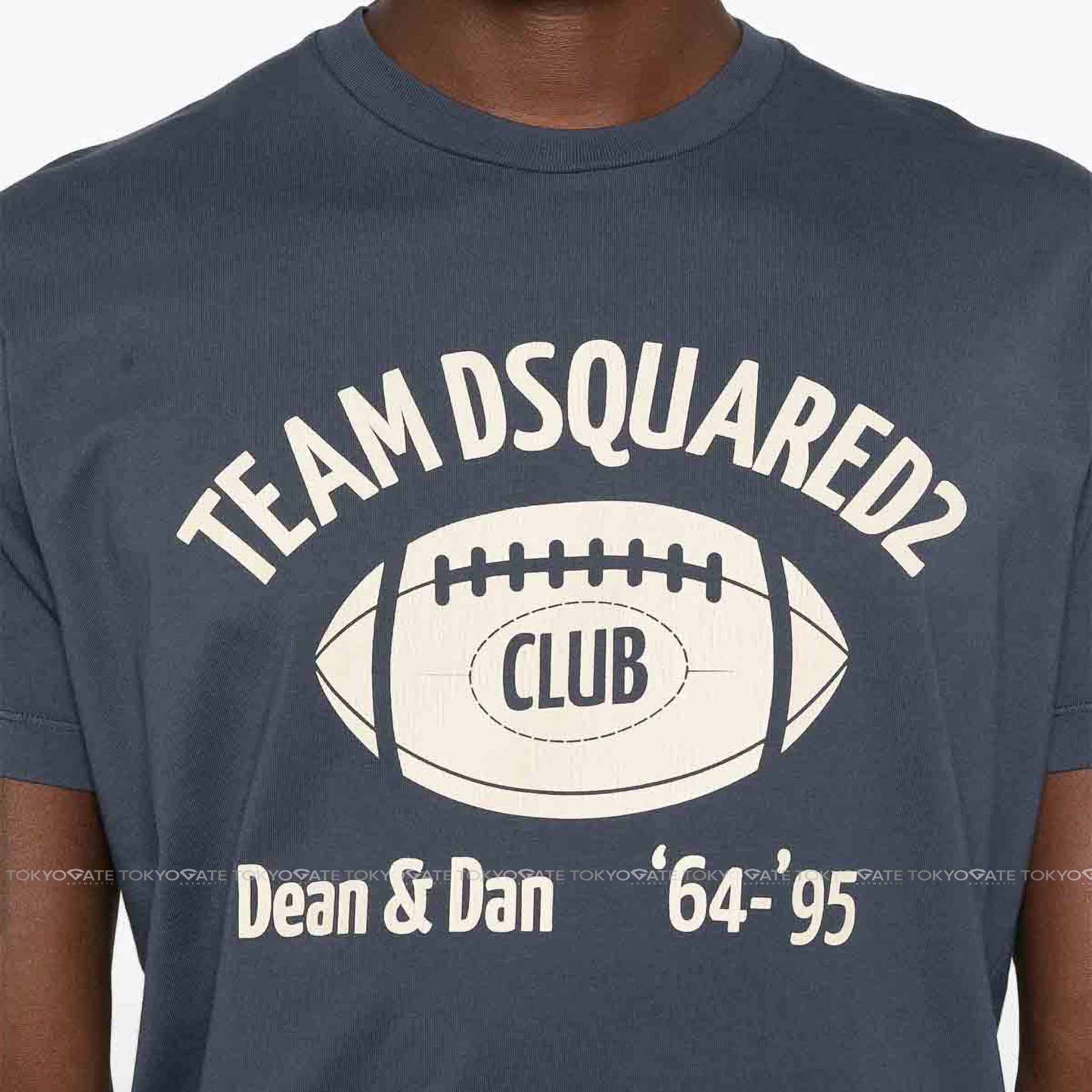 Áo phông Dsquared2 S71GD1503 486 Navy Regular Fit