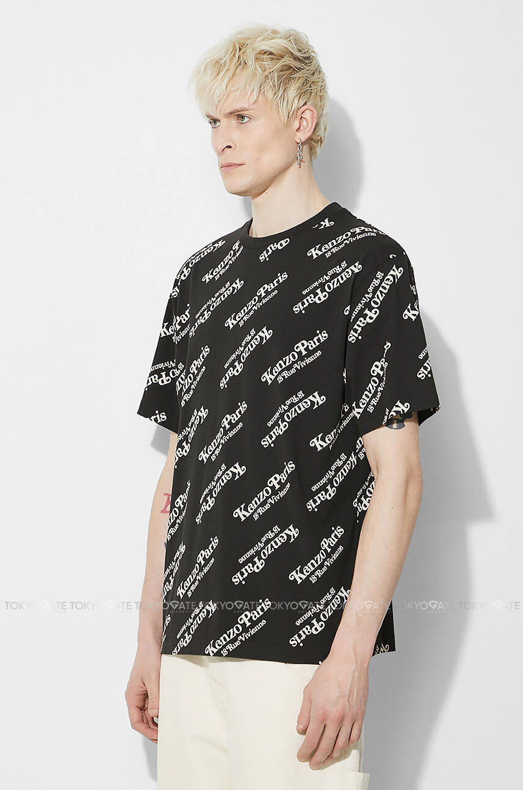 Áo phông Kenzo x Verdy Logo-Print T-shirt Black Oversize