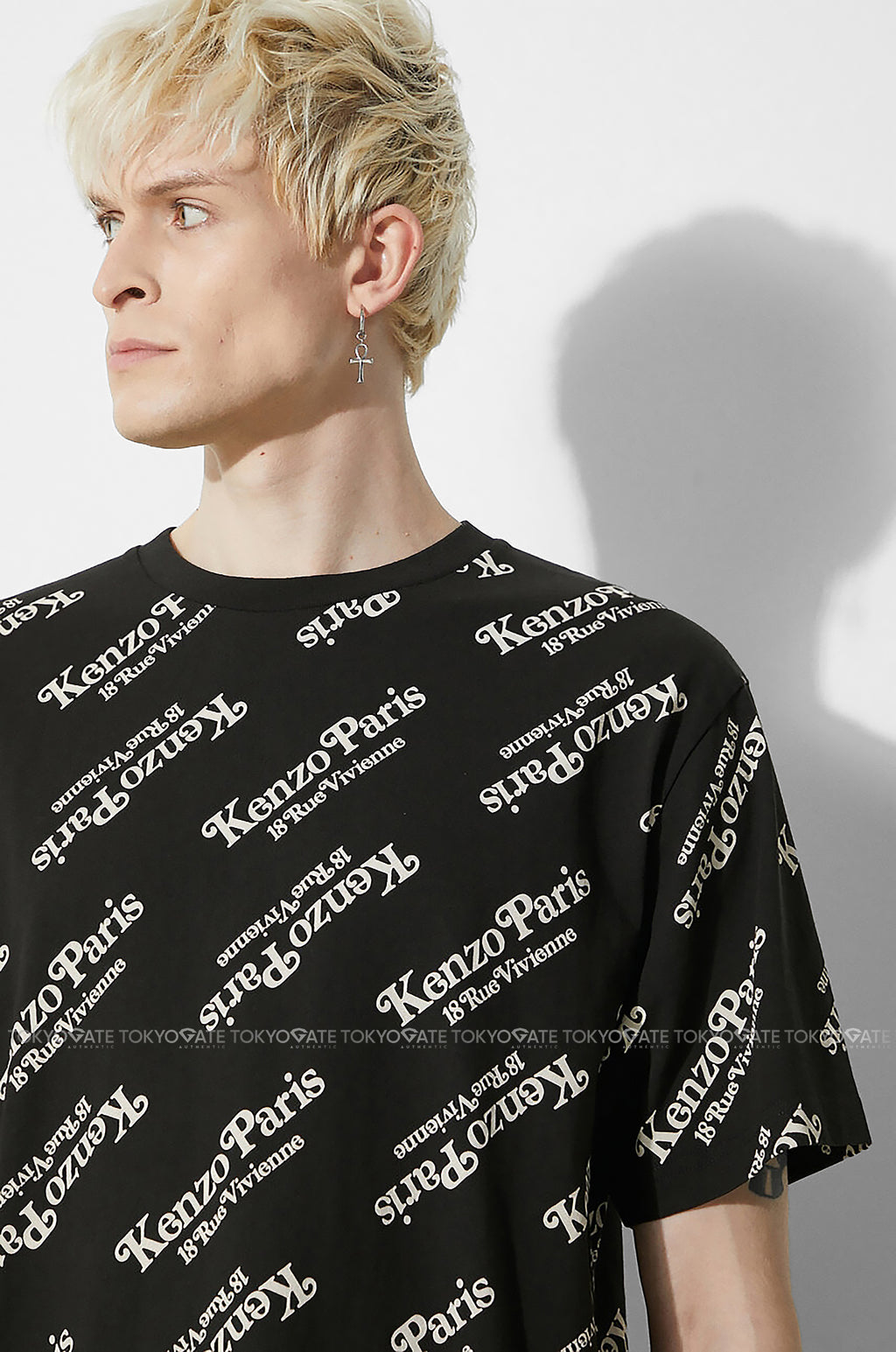 Áo phông Kenzo x Verdy Logo-Print T-shirt Black Oversize