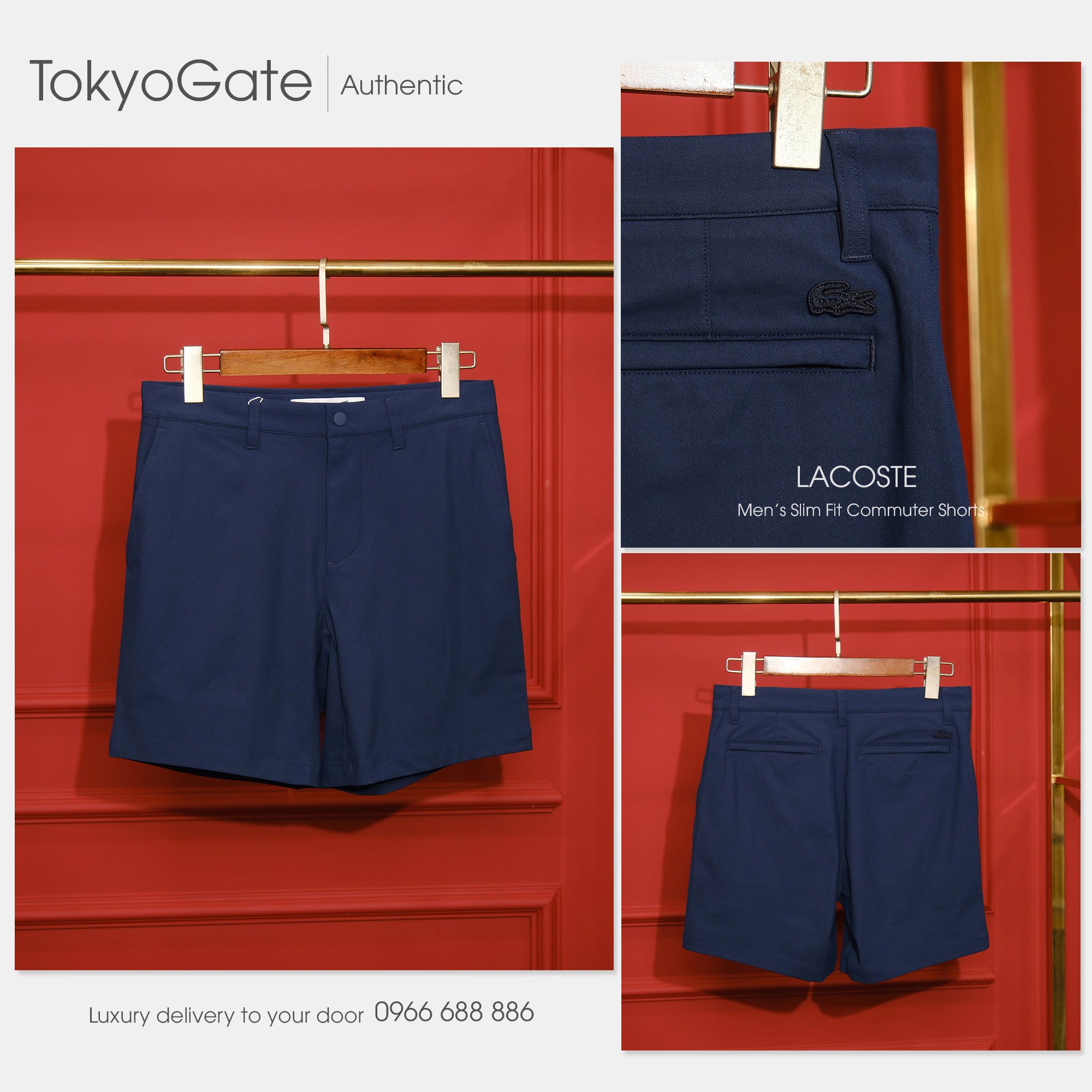 Quần short Lacoste FH3014 166 Slim Fit
