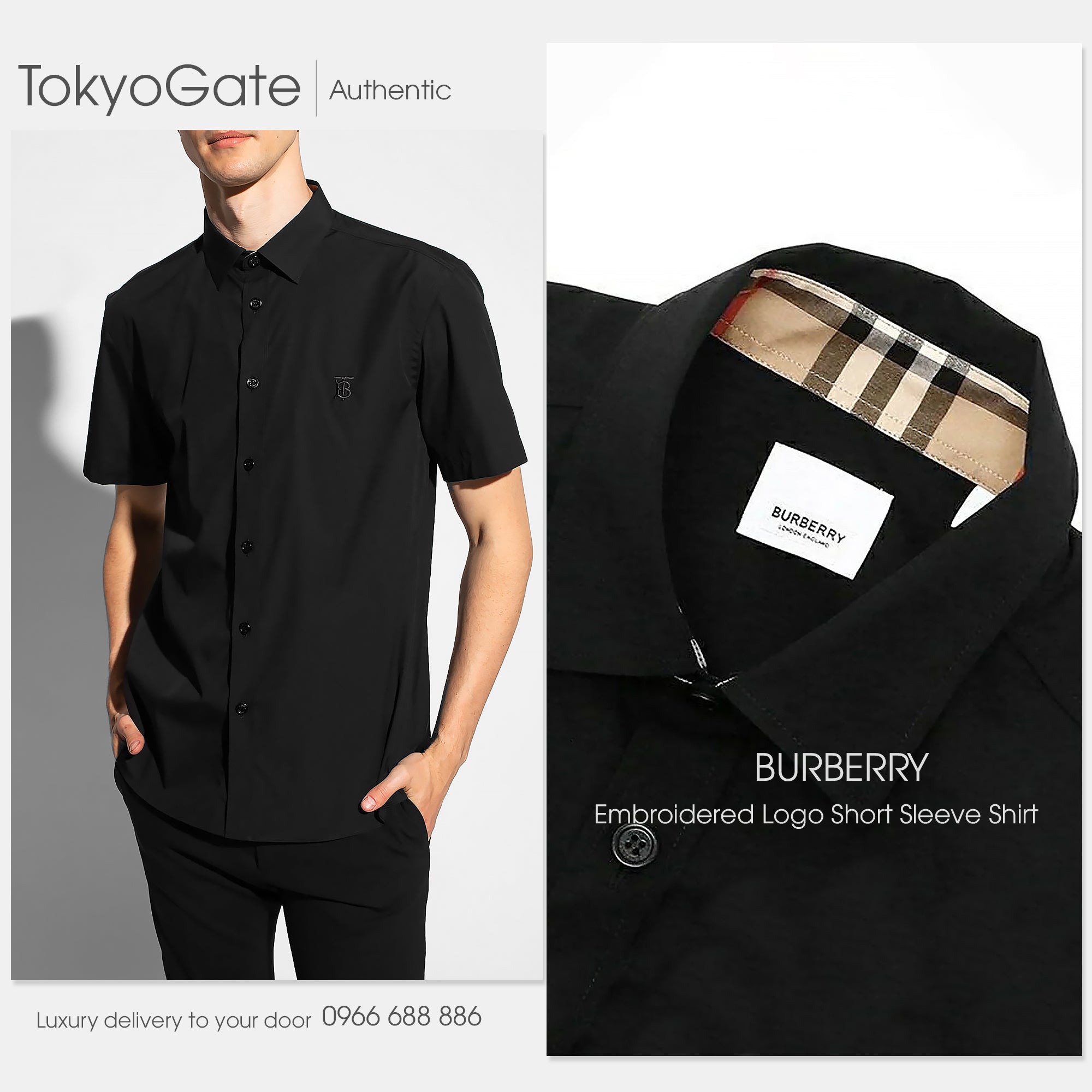 Áo sơ mi Burberry 8032310 Sherwood Slim Fit