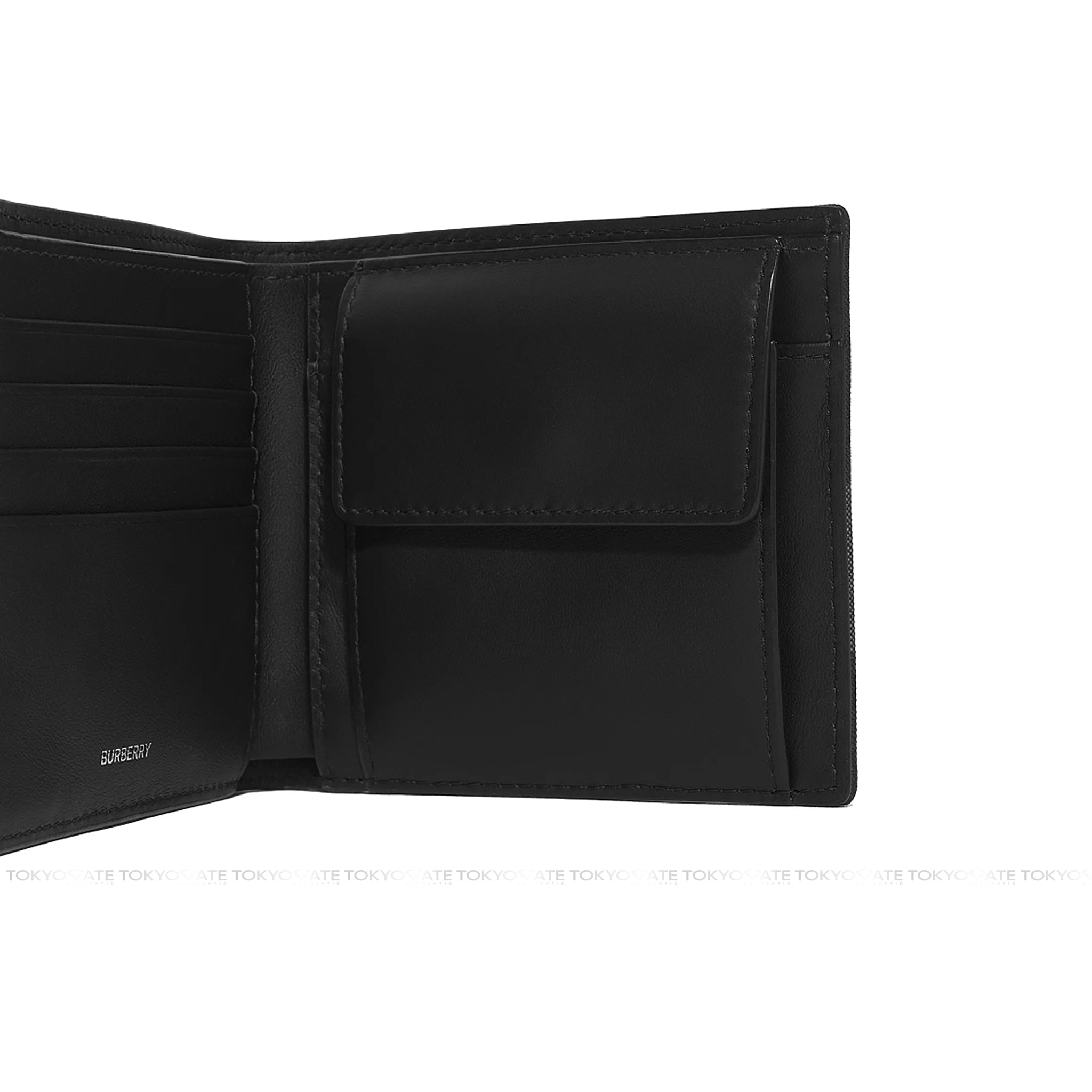 Ví Burberry 80840651 Check Bifold Navy