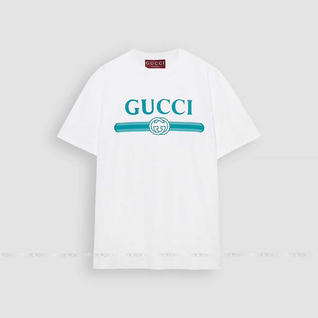 Áo phông Gucci 837959 XJHJR 9692 Cotton Jersey T-Shirt White Regular Fit