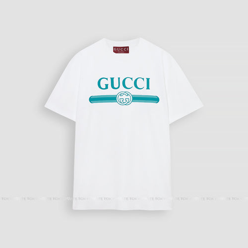 Áo phông Gucci 837959 XJHJR 9692 Cotton Jersey T-Shirt White Regular Fit