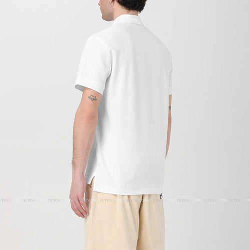 Áo polo Burberry 8055228 Eddie TB White Slim Fit