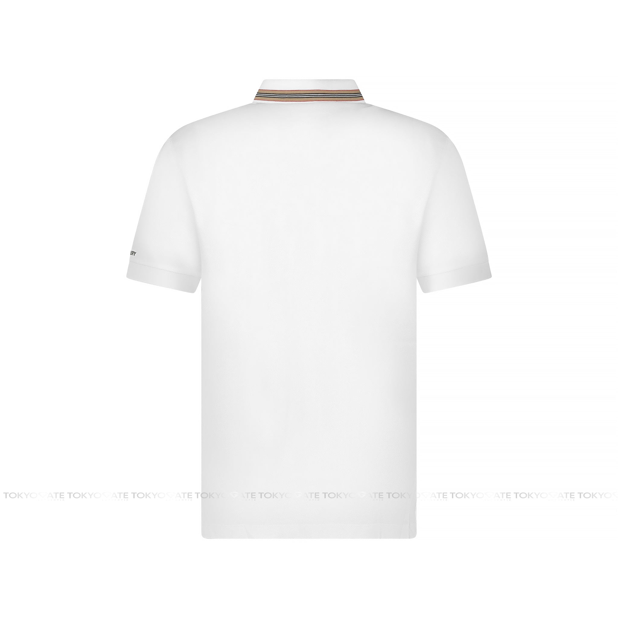Áo polo Burberry 8111813 Hartford ICS White Slim Fit