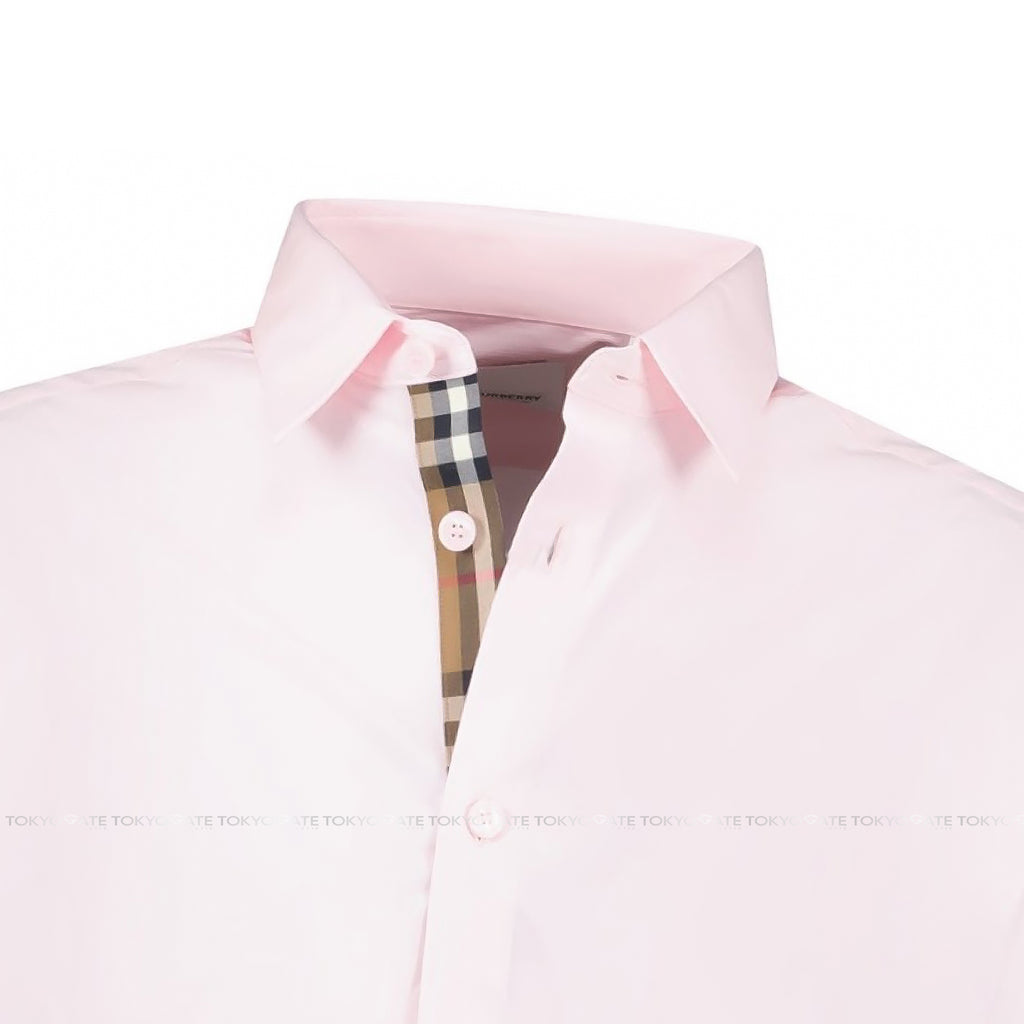 Áo sơ mi Burberry 8084283 Shefford Pale Pink Slim Fit