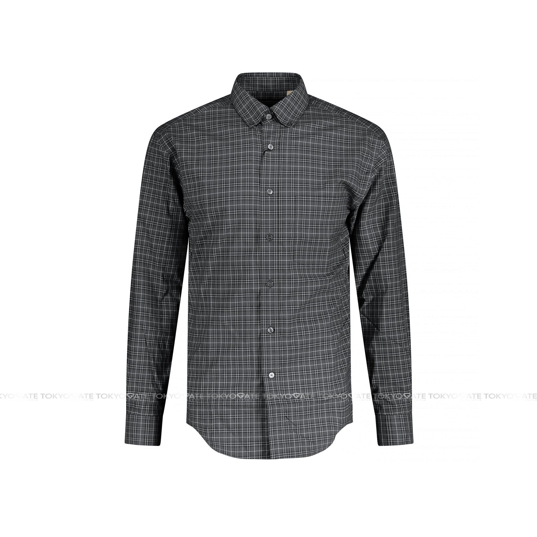 Áo sơ mi Burberry 8004027 Jameson Dark Grey Slim Fit