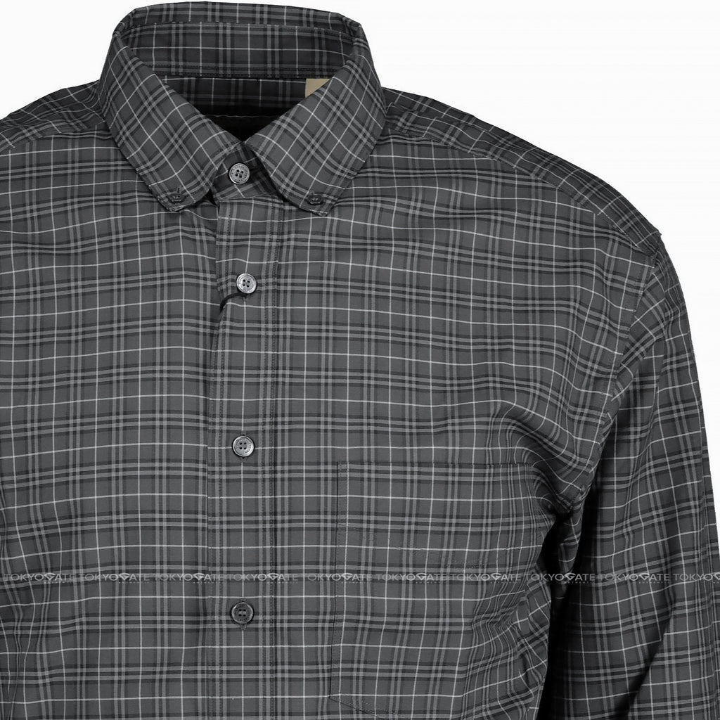 Áo sơ mi Burberry 8004027 Jameson Dark Grey Slim Fit