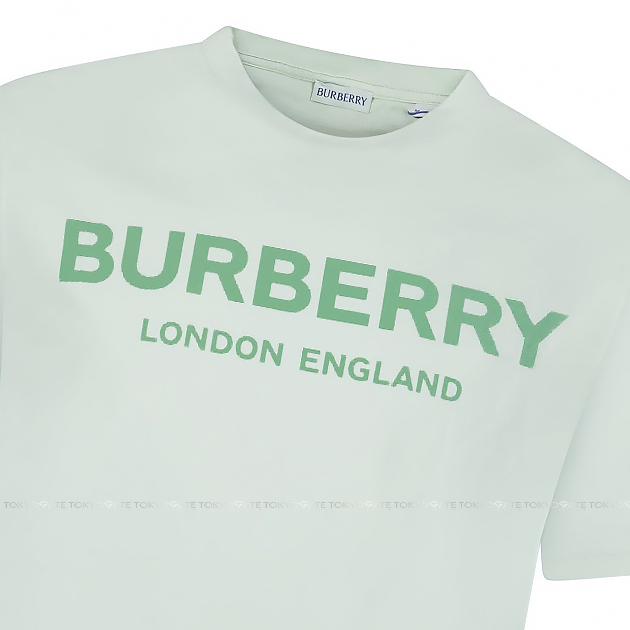 Áo phông Burberry 8104231 Ellison Pistachio Green Regular Fit