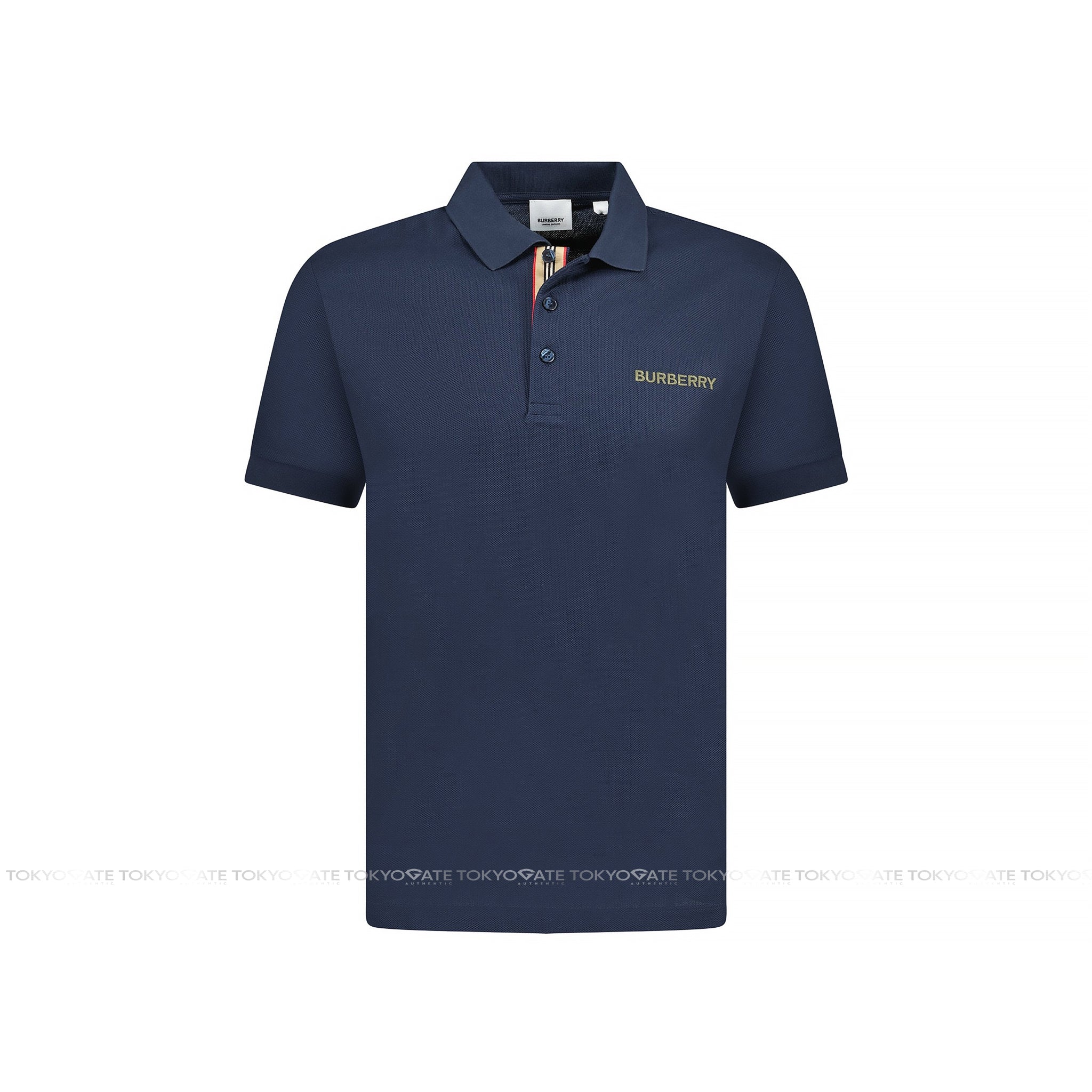 Áo polo Burberry 8084437 Hartford BBY Navy Slim Fit