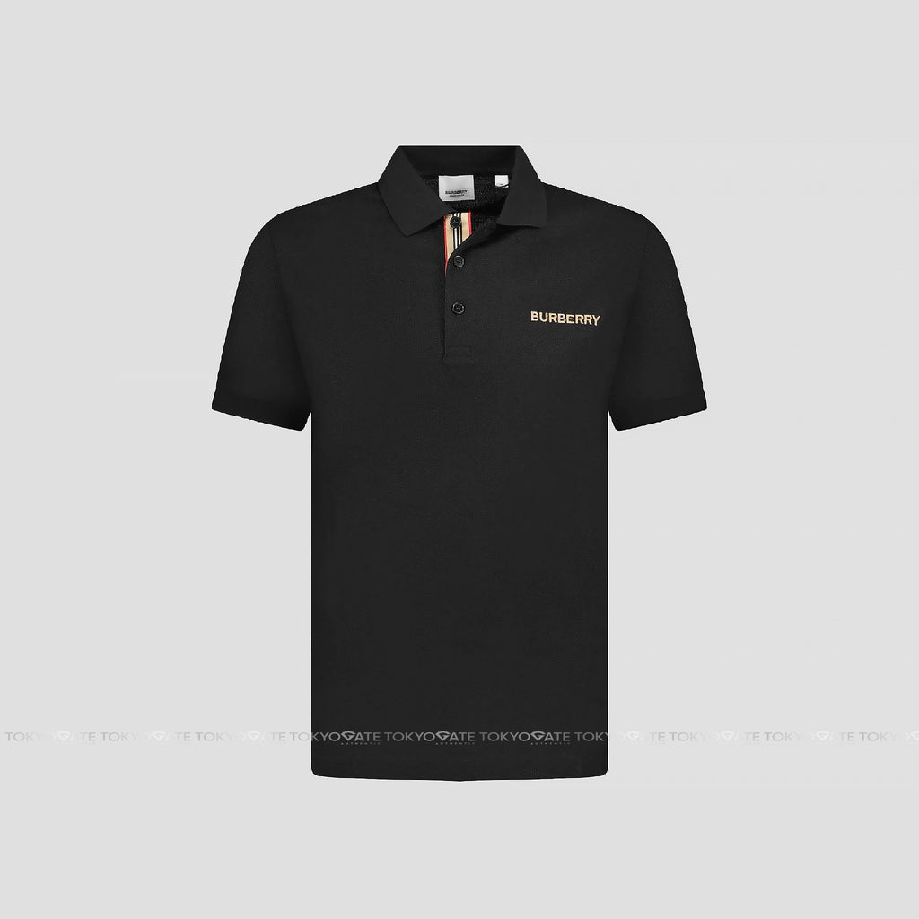 Áo polo Burberry 8084436 Hartford BBY Black Slim Fit