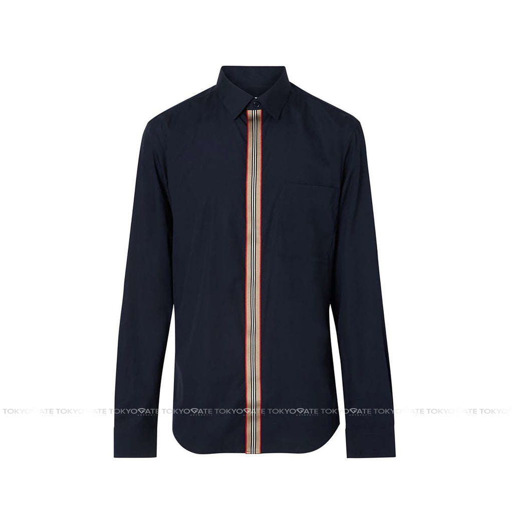 Áo sơ mi Burberry 8017239 Silverton Navy Slim Fit