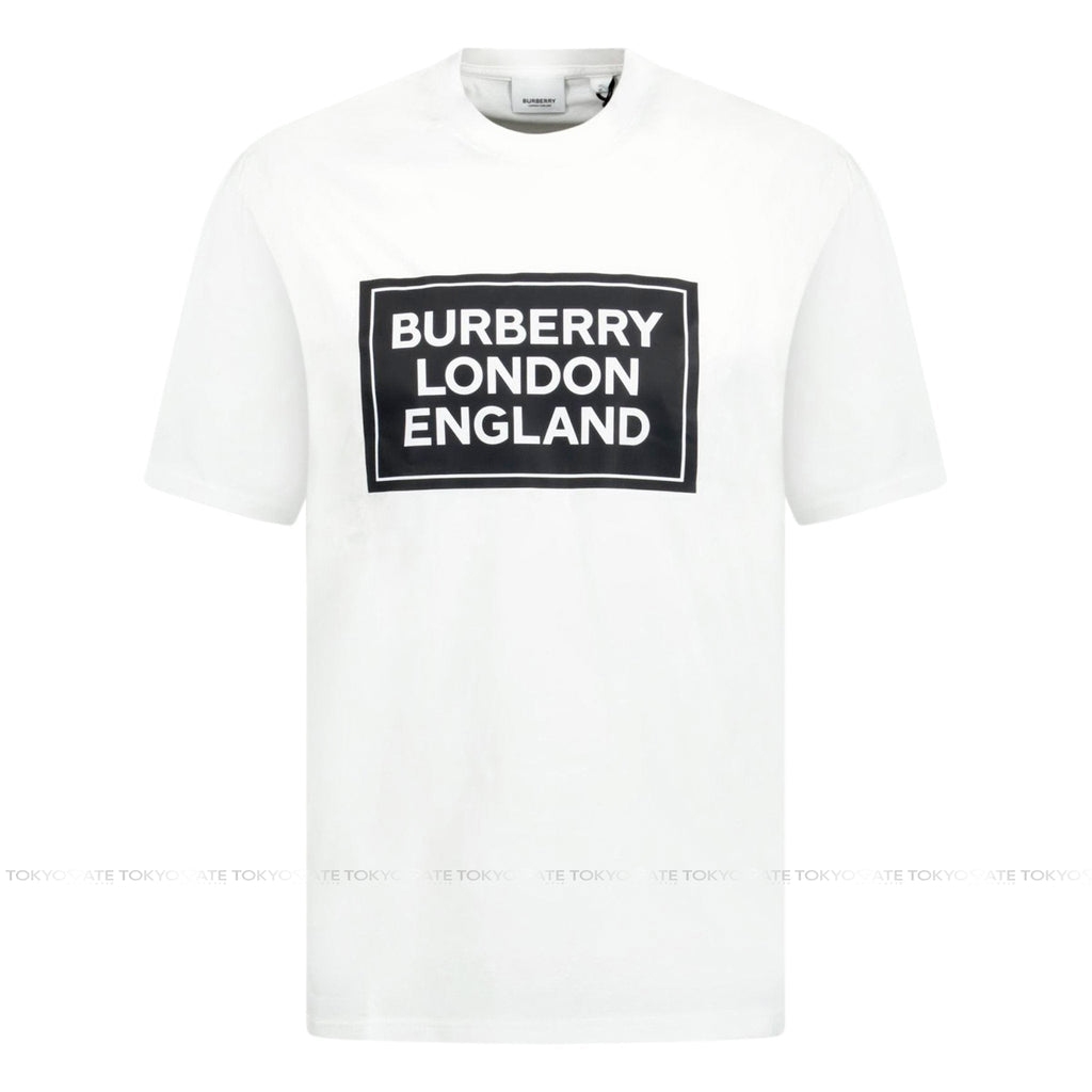 Áo phông Burberry 8084338 Ellison White Regular Fit