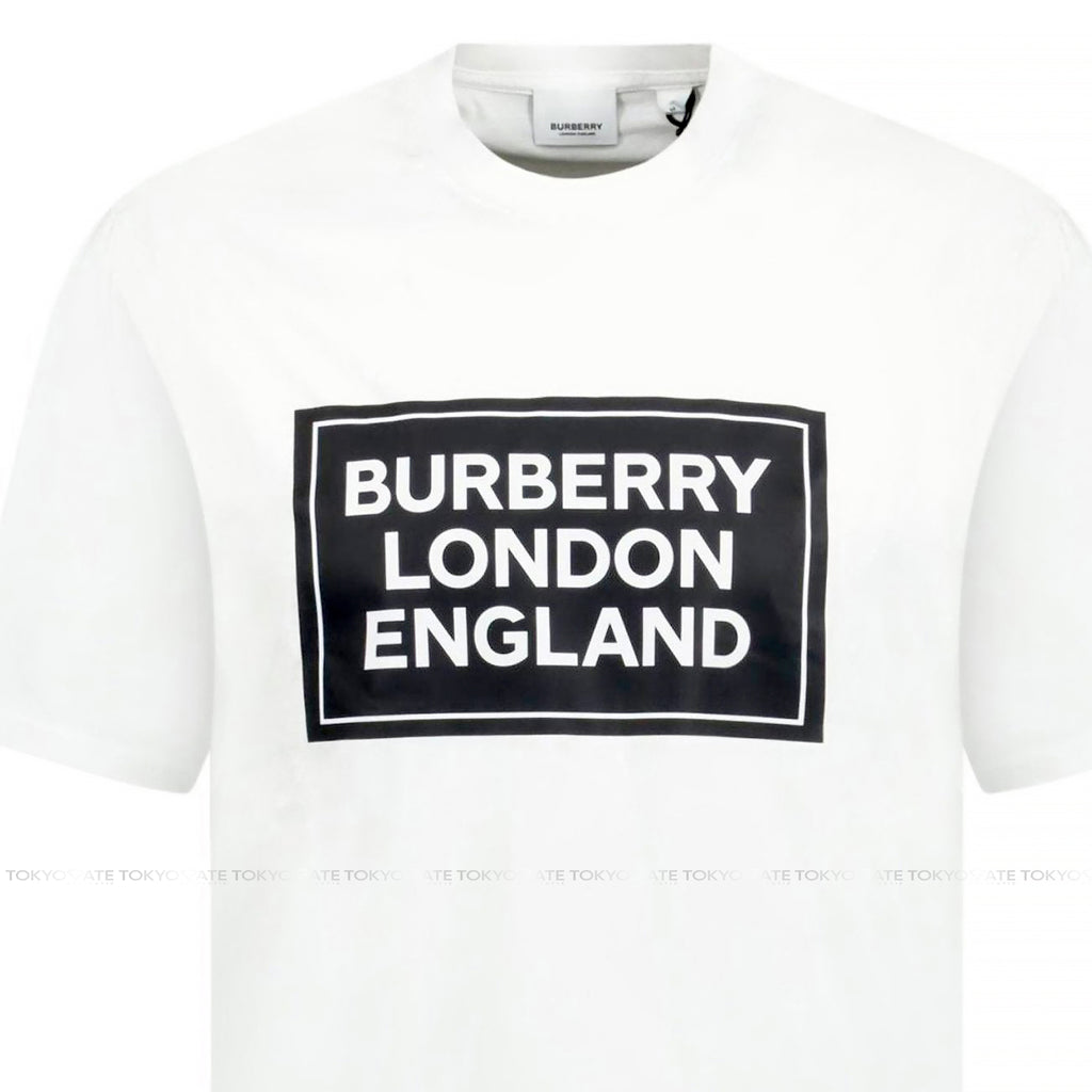 Áo phông Burberry 8084338 Ellison White Regular Fit