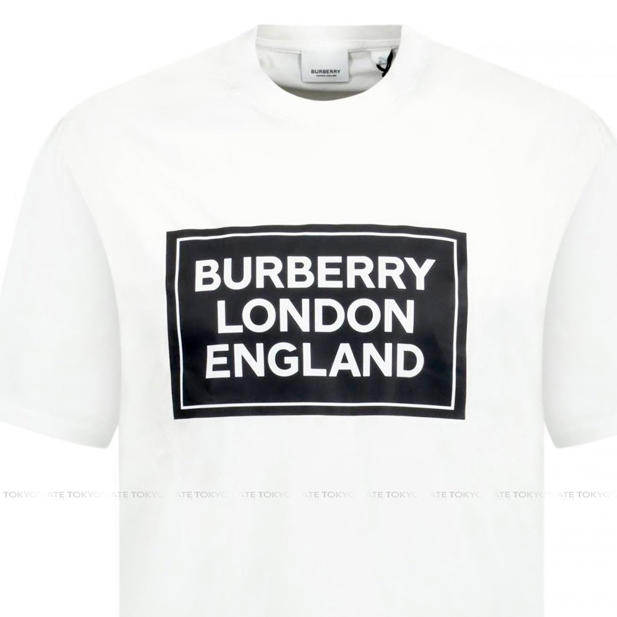 Áo phông Burberry 8084338 Ellison White Regular Fit