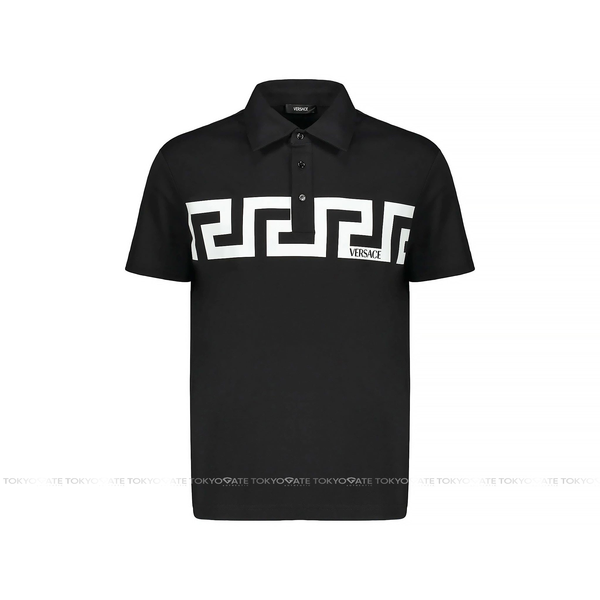 Áo polo Versace 1019259 1A13841 Black Regular Fit