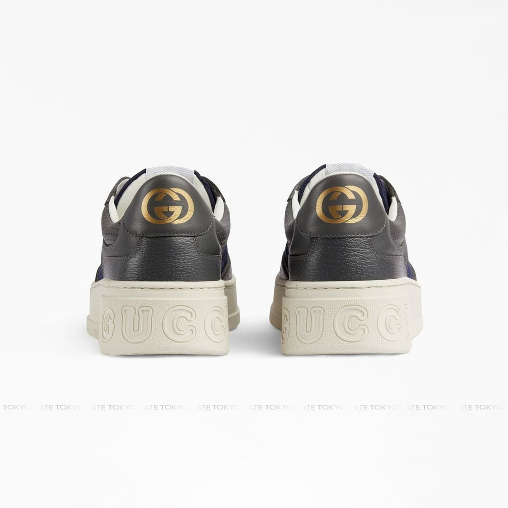 Gucci 726543 AABNK 1152 Lace-Up Sneaker Grey Navy