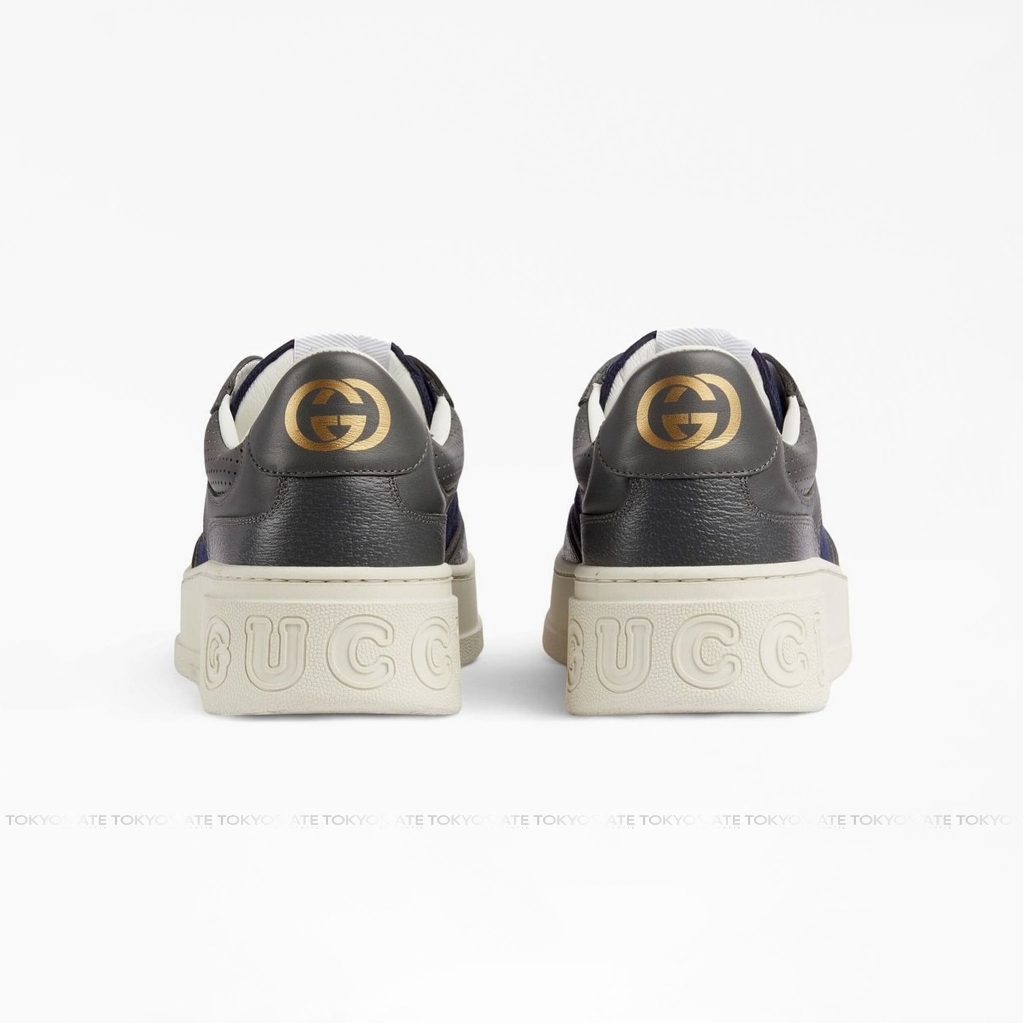 Gucci 726543 AABNK 1152 Lace-Up Sneaker Grey Navy