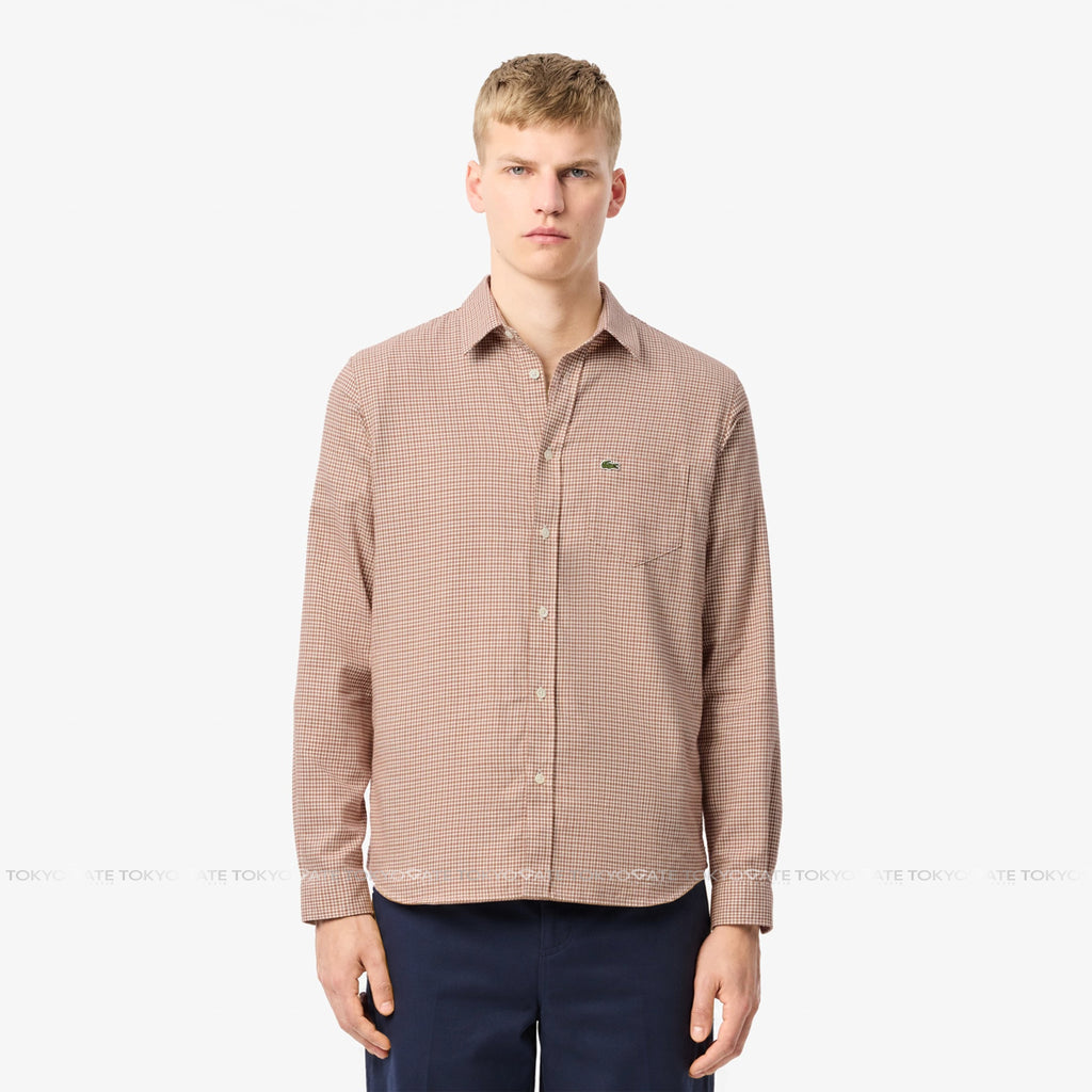 Áo Sơ Mi Lacoste Plaid Shirt CH7548 2UG Regular Fit