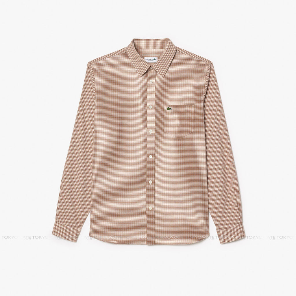 Áo Sơ Mi Lacoste Plaid Shirt CH7548 2UG Regular Fit