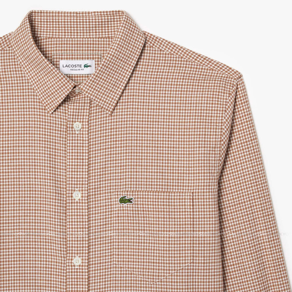 Áo Sơ Mi Lacoste Plaid Shirt CH7548 2UG Regular Fit