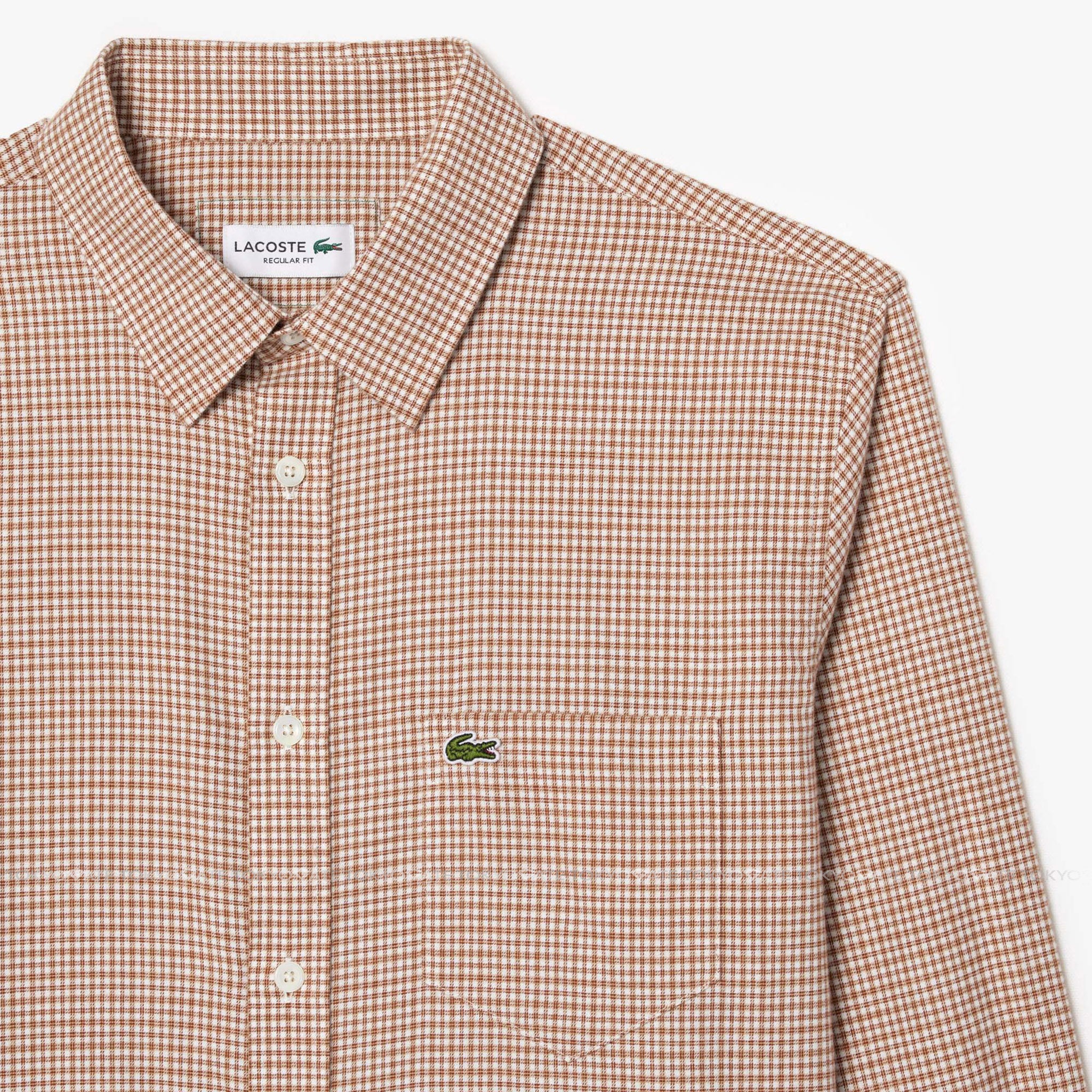 Áo Sơ Mi Lacoste Plaid Shirt CH7548 2UG Regular Fit