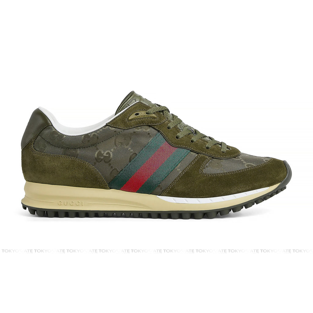 Giày Gucci 832461 AAEW3 3041 Nora Sneaker In Green