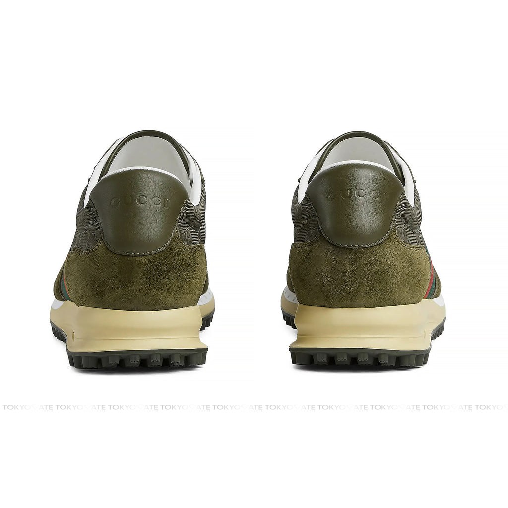 Giày Gucci 832461 AAEW3 3041 Nora Sneaker In Green