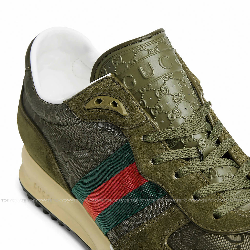 Giày Gucci 832461 AAEW3 3041 Nora Sneaker In Green
